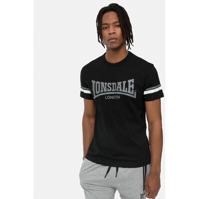 Lonsdale Men'S T-Shirt Regular Fit Čierna M Lonsdale Men'S T-Shirt Regular Fit Čierna M