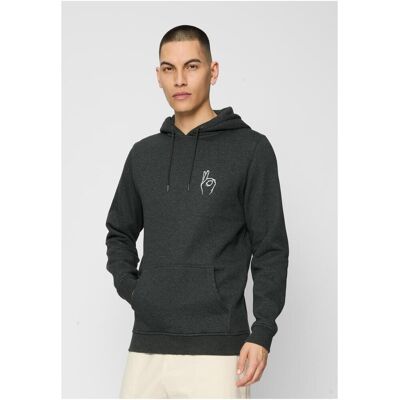 Mister Tee Easy Sign Hoody Charcoal Šedá M Mister Tee Easy Sign Hoody Charcoal Šedá M