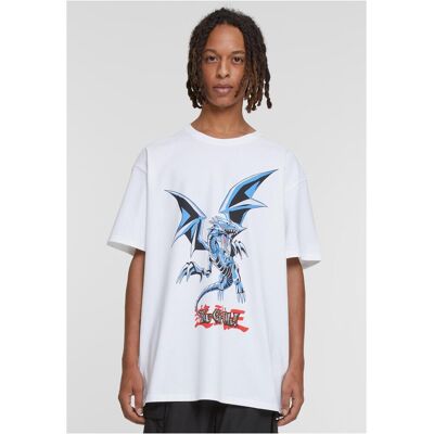 Mister Tee Yu-Ghi-Oh Blue Eyes White Dragon Heavy Oversize Tee White Biela M Mister Tee Yu-Ghi-Oh Blue Eyes White Dragon Heavy Oversize Tee White Biela M