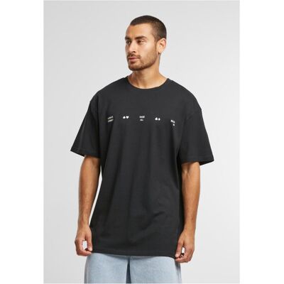 Mister Tee Men'S T-Shirt Highrollers Oversize Black Šedá L Mister Tee Men'S T-Shirt Highrollers Oversize Black Šedá L