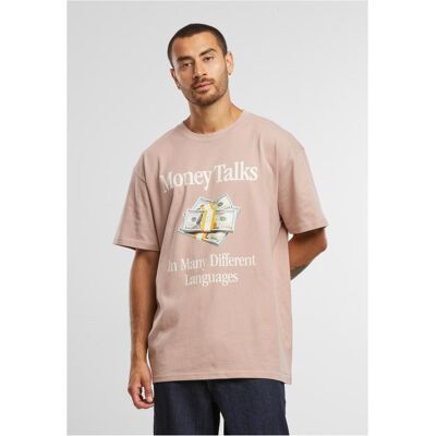 Mister Tee Men'S T-Shirt Money Talks Oversize Pink Krémová Xl Mister Tee Men'S T-Shirt Money Talks Oversize Pink Krémová Xl
