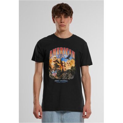 Mister Tee Black American Life Mount Roushmore T-Shirt Čierna M Mister Tee Black American Life Mount Roushmore T-Shirt Čierna M