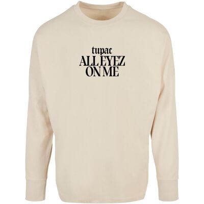 Merchcode Men'S Hoodless Sweatshirt 2pac All Eyez On Me Tracklist Cut On Cream Krémová 4xl Merchcode Men'S Hoodless Sweatshirt 2pac All Eyez On Me Tracklist Cut On Cream Krémová 4xl