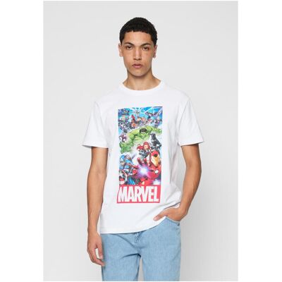 Merchcode White Avengers Allstars Team T-Shirt Biela S Merchcode White Avengers Allstars Team T-Shirt Biela S