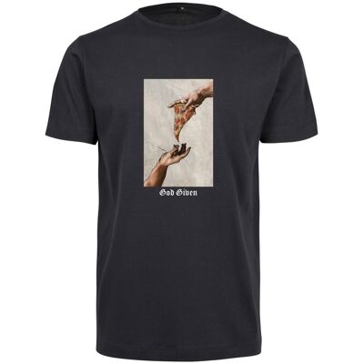 Mister Tee God Given Pizza Tee Navy Šedá S Mister Tee God Given Pizza Tee Navy Šedá S