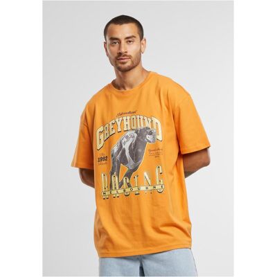 Mister Tee Men'S T-Shirt Greyhound Racing Orange Horčicová L Mister Tee Men'S T-Shirt Greyhound Racing Orange Horčicová L