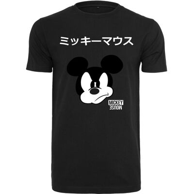 Merchcode Japanese T-Shirt Mickey Black Čierna M Merchcode Japanese T-Shirt Mickey Black Čierna M