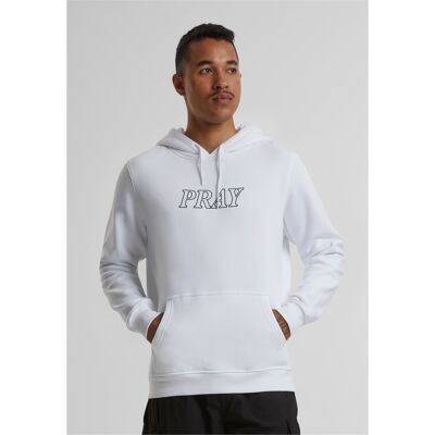 Mister Tee Pray Hands Hoody White Šedá Xxl Mister Tee Pray Hands Hoody White Šedá Xxl