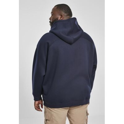 Urban Classics Pocket Zippered Hoodie With Raglan Zipper Modrá M Urban Classics Pocket Zippered Hoodie With Raglan Zipper Modrá M