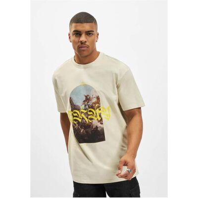 Mister Tee Men'S T-Shirt Pray Painting Oversize - Beige Krémová Xxl Mister Tee Men'S T-Shirt Pray Painting Oversize - Beige Krémová Xxl