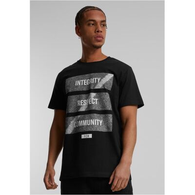 Merchcode Soccer Balls Coming Home Integrity, Respect, Community T-Shirt Black Čierna M Merchcode Soccer Balls Coming Home Integrity, Respect, Community T-Shirt Black Čierna M