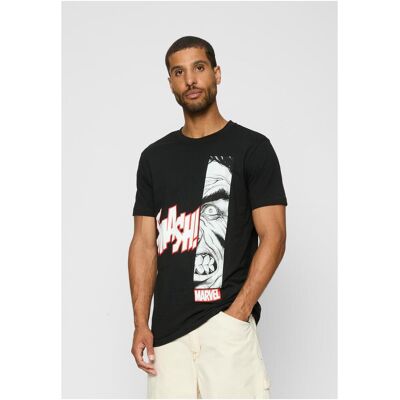 Merchcode Black Angry Hulk T-Shirt Čierna S Merchcode Black Angry Hulk T-Shirt Čierna S