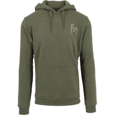Mister Tee Easy Sign Hoody Olive Kaki M Mister Tee Easy Sign Hoody Olive Kaki M