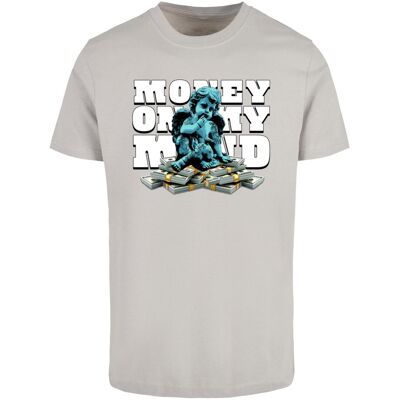 Mister Tee Men'S T-Shirt Money On My Mind Light Asphalt Šedá Xxl Mister Tee Men'S T-Shirt Money On My Mind Light Asphalt Šedá Xxl