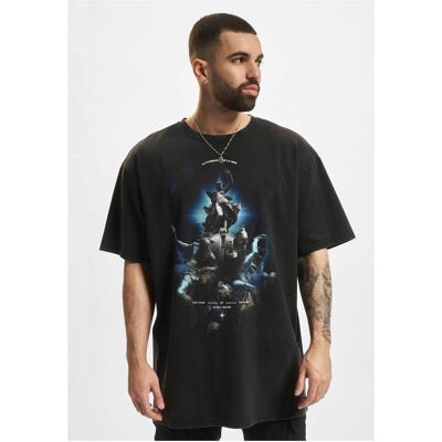 Mister Tee La Puissance De Lar Mer Oversize T-Shirt Acid Black Šedá S Mister Tee La Puissance De Lar Mer Oversize T-Shirt Acid Black Šedá S