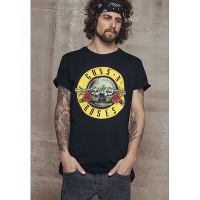 Merchcode Black T-Shirt With The Guns N' Roses Logo Čierna S Merchcode Black T-Shirt With The Guns N' Roses Logo Čierna S