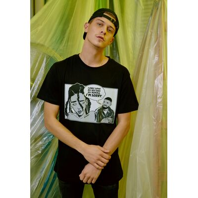 Mister Tee Sorry Black T-Shirt Čierna Xs Mister Tee Sorry Black T-Shirt Čierna Xs