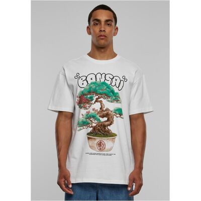 Mister Tee Bonsai Heavy Oversize Tee White Biela Xl Mister Tee Bonsai Heavy Oversize Tee White Biela Xl