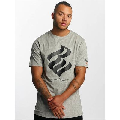 Men'S T-Shirt Rocawear Gray Melange Šedá S Men'S T-Shirt Rocawear Gray Melange Šedá S