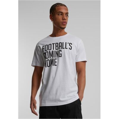 Merchcode Coming Home Logo Football T-Shirt White Biela S Merchcode Coming Home Logo Football T-Shirt White Biela S