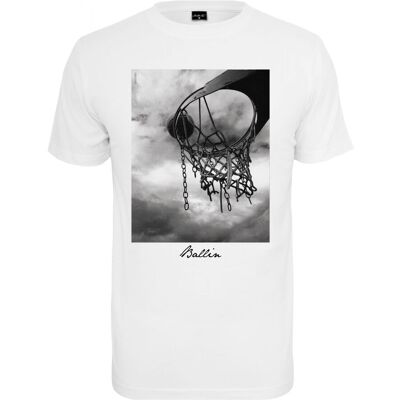 Mister Tee Ballin 2.0 T-Shirt White Biela Xxl Mister Tee Ballin 2.0 T-Shirt White Biela Xxl