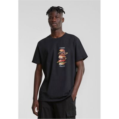 Mister Tee Black Burger T-Shirt Čierna Xs Mister Tee Black Burger T-Shirt Čierna Xs