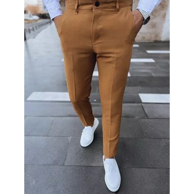Pánske Chinos Nohavice Farba Camelová Dstreet Biela 33 Pánske Chinos Nohavice Farba Camelová Dstreet Biela 33