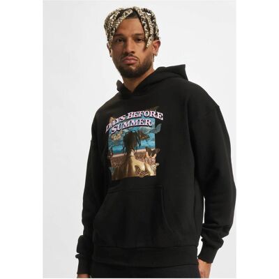 Mister Tee Days Before Summer Oversize Black Hooded Čierna L Mister Tee Days Before Summer Oversize Black Hooded Čierna L