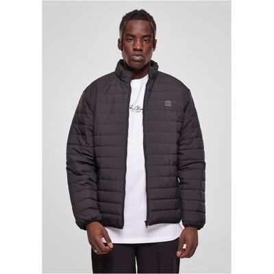 Urban Classics Light Bubble Jacket Black Šedá S Urban Classics Light Bubble Jacket Black Šedá S