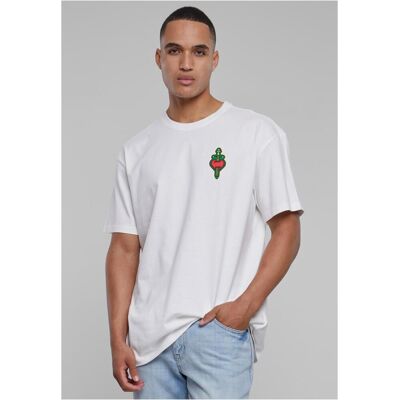 Mister Tee White White Santa Monica Oversize T-Shirt Šedá S Mister Tee White White Santa Monica Oversize T-Shirt Šedá S