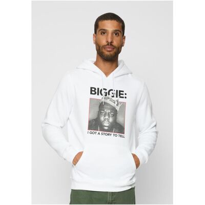 Merchcode Biggie Crown Hoody White Šedá S Merchcode Biggie Crown Hoody White Šedá S