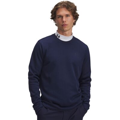 Men'S Under Armour M Sweater Fleece Crew Sweatshirt Modrá L Men'S Under Armour M Sweater Fleece Crew Sweatshirt Modrá L