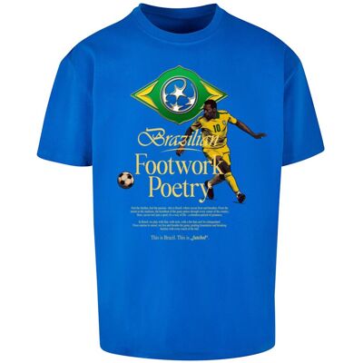 Mister Tee Men'S T-Shirt Footwork Poetry Oversize Cobalt Blue Svetlomodrá M Mister Tee Men'S T-Shirt Footwork Poetry Oversize Cobalt Blue Svetlomodrá M