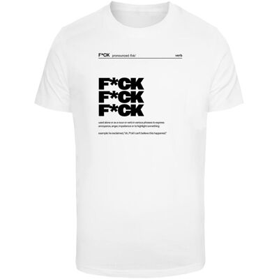 Mister Tee Men'S T-Shirt F*ck Definition White Biela Xxl Mister Tee Men'S T-Shirt F*ck Definition White Biela Xxl