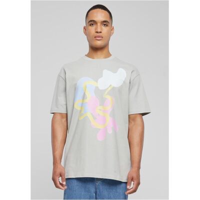 Mister Tee Abstract Oversize T-Shirt Of Light Asphalt Šedá S Mister Tee Abstract Oversize T-Shirt Of Light Asphalt Šedá S