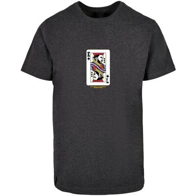 CS Wl Compton Card Tee Charcoal/mc Šedá Xs CS Wl Compton Card Tee Charcoal/mc Šedá Xs