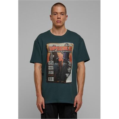 Mister Tee Men'S Oversize T-Shirt Upscale Magazine Bottle Green Modrá S Mister Tee Men'S Oversize T-Shirt Upscale Magazine Bottle Green Modrá S