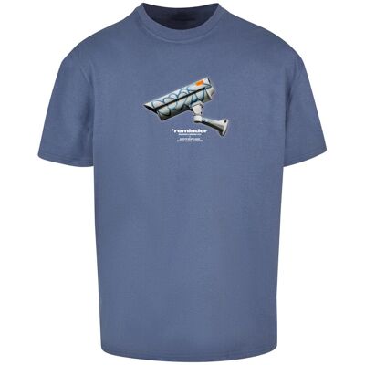 Mister Tee Cctv Oversize T-Shirt Vintageblue Modrá Xs Mister Tee Cctv Oversize T-Shirt Vintageblue Modrá Xs