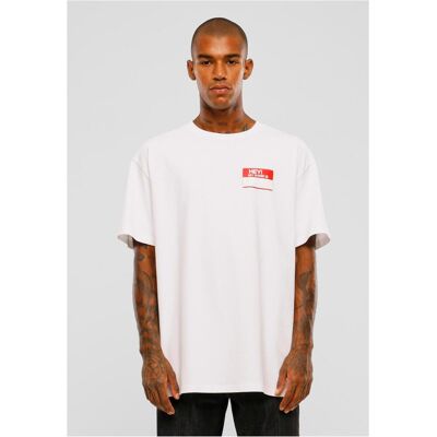 Mister Tee Men'S T-Shirt Hey! My Name Is White Biela L Mister Tee Men'S T-Shirt Hey! My Name Is White Biela L