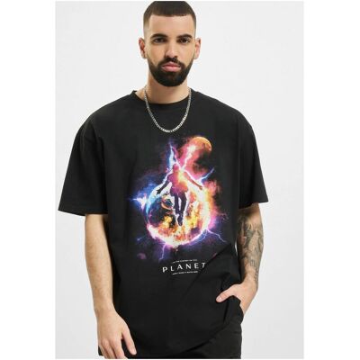 Mister Tee Black Electric Planet Oversize T-Shirt Čierna M Mister Tee Black Electric Planet Oversize T-Shirt Čierna M