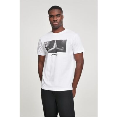 Mister Tee Men'S T-Shirt Pray White Biela 4xl Mister Tee Men'S T-Shirt Pray White Biela 4xl