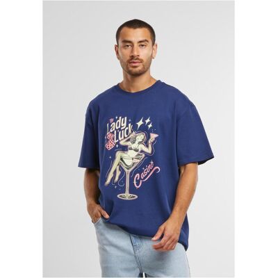 Mister Tee Men'S T-Shirt Lady Luck Oversize Dark Blue Modrá S Mister Tee Men'S T-Shirt Lady Luck Oversize Dark Blue Modrá S