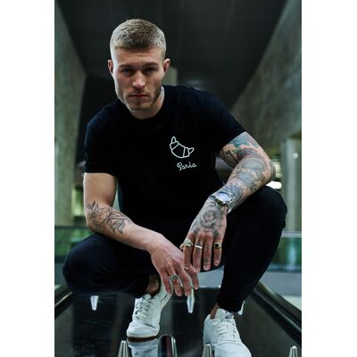 Mister Tee Paris T-Shirt Black Čierna M Mister Tee Paris T-Shirt Black Čierna M