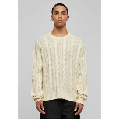 Urban Classics Boxy Sweater Sand Krémová Xxl Urban Classics Boxy Sweater Sand Krémová Xxl