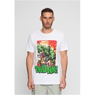 Merchcode White Avengers Explosion T-Shirt Biela M Merchcode White Avengers Explosion T-Shirt Biela M