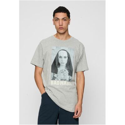 Mister Tee Bad Habit Tee Heather Gray Šedá M Mister Tee Bad Habit Tee Heather Gray Šedá M