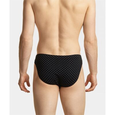 Atlantic 3-Pack Pánske Športové Slipy Čierna M Atlantic 3-Pack Pánske Športové Slipy Čierna M