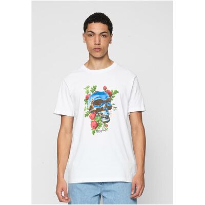 Mister Tee Chrome T-Shirt Skull White Biela Xl Mister Tee Chrome T-Shirt Skull White Biela Xl