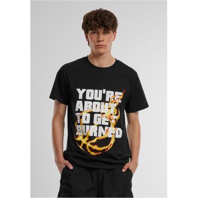 Mister Tee A Black T-Shirt You'Re About To Burn Čierna M Mister Tee A Black T-Shirt You'Re About To Burn Čierna M