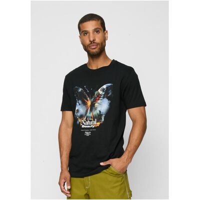 Mister Tee Black Natural Beauty Butterfly T-Shirt Čierna M Mister Tee Black Natural Beauty Butterfly T-Shirt Čierna M